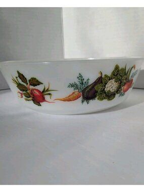 Vintage JAJ England Pyrex Casserole Dish 513 Vegetables No Lid Classic